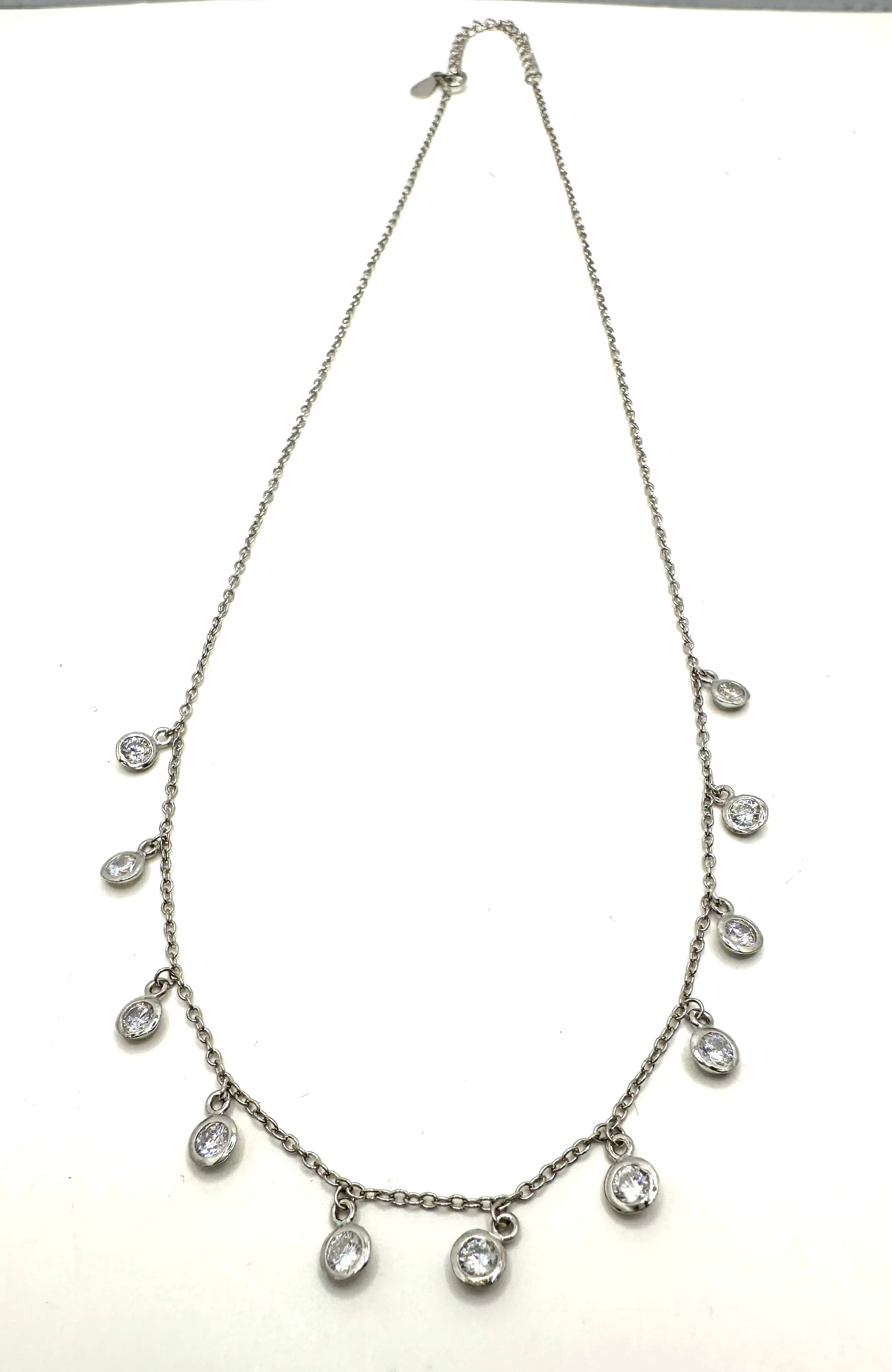 Raindrop CZ Necklace