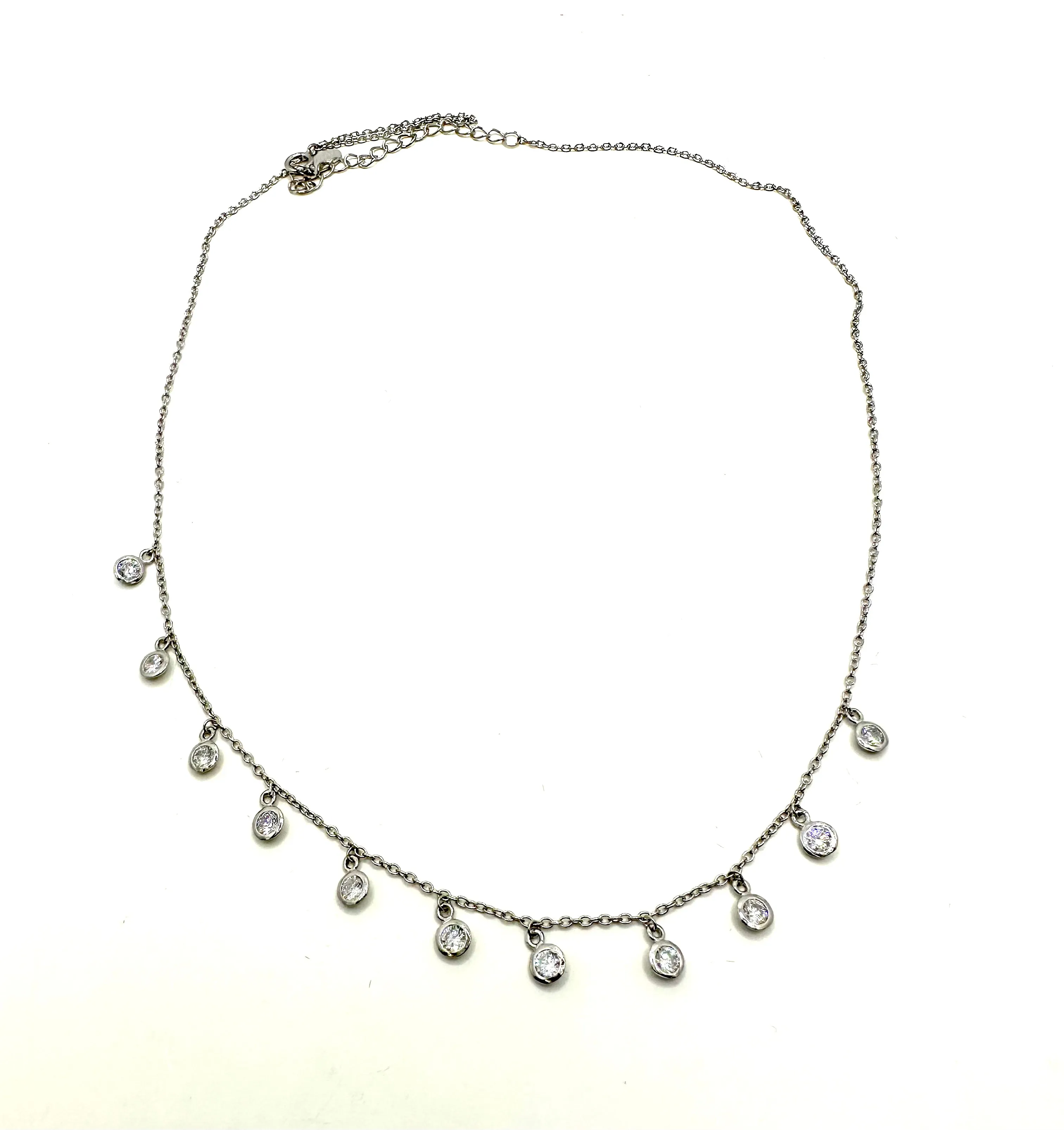 Raindrop CZ Necklace
