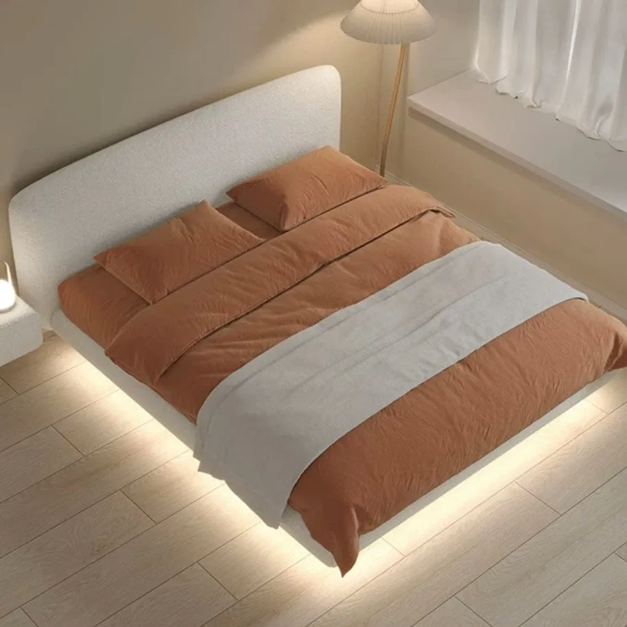 Remi Boucle Floating Bed Frame