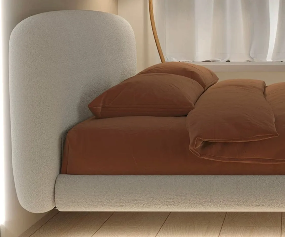 Remi Boucle Floating Bed Frame