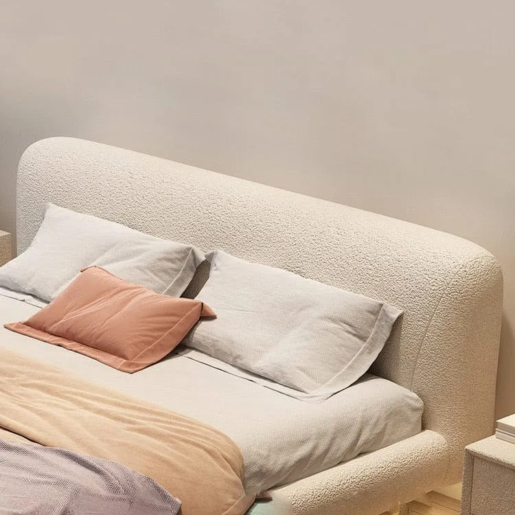 Remi Boucle Floating Bed Frame