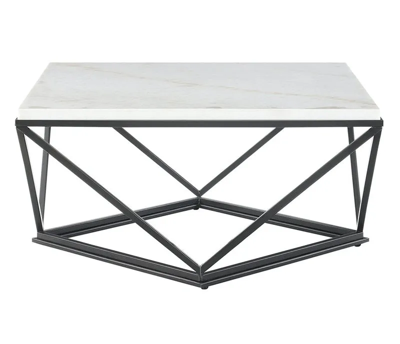 Riko Coffee Table - White Marble