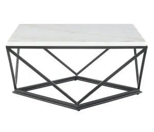 Riko Coffee Table - White Marble