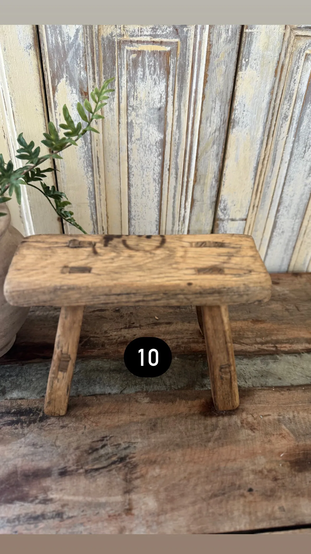 Rustic Vintage Stools - Small