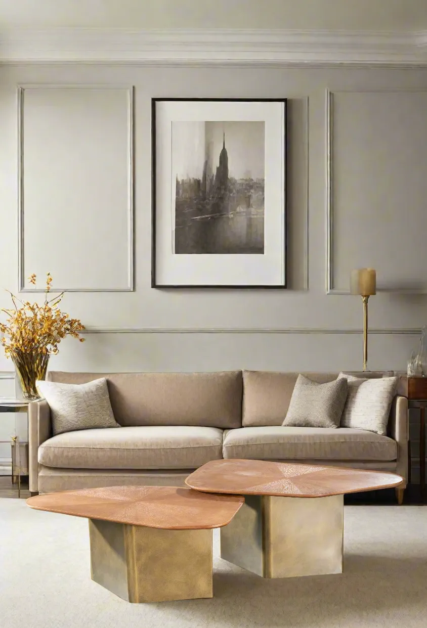 Set of 2 Mauricio Nesting Coffee Table Set