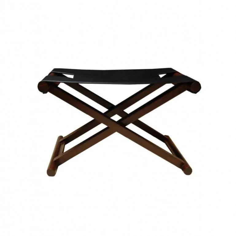 Shikari Leather Stool