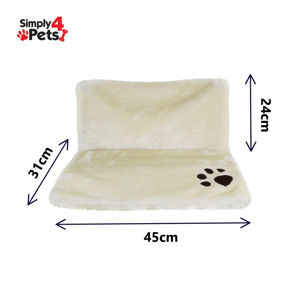 SIMPLY 4 PETS Quality Pet Products Soft Washable Radiator Cat Bed Specially Made For Cats