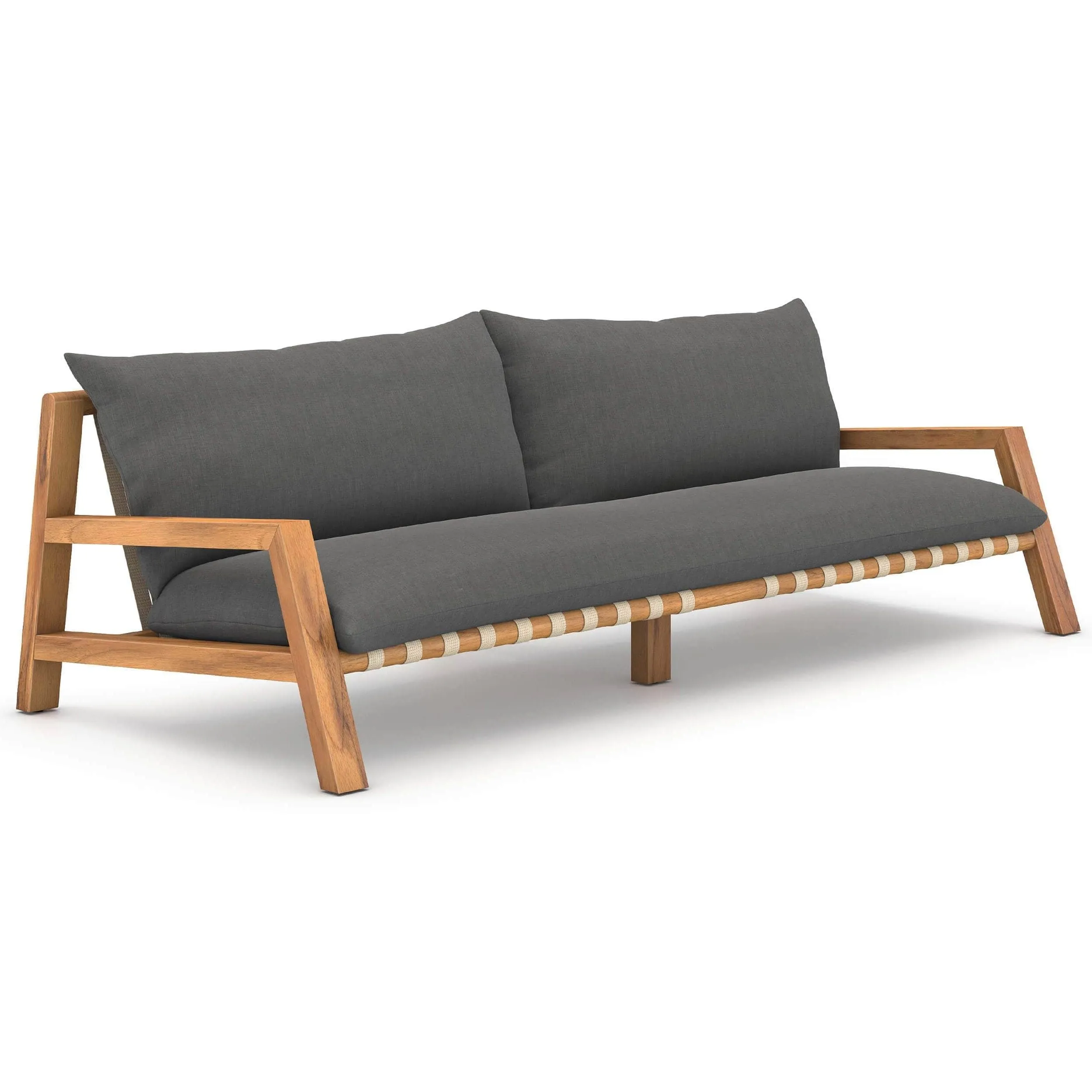 Soren Outdoor Sofa 95", Charcoal