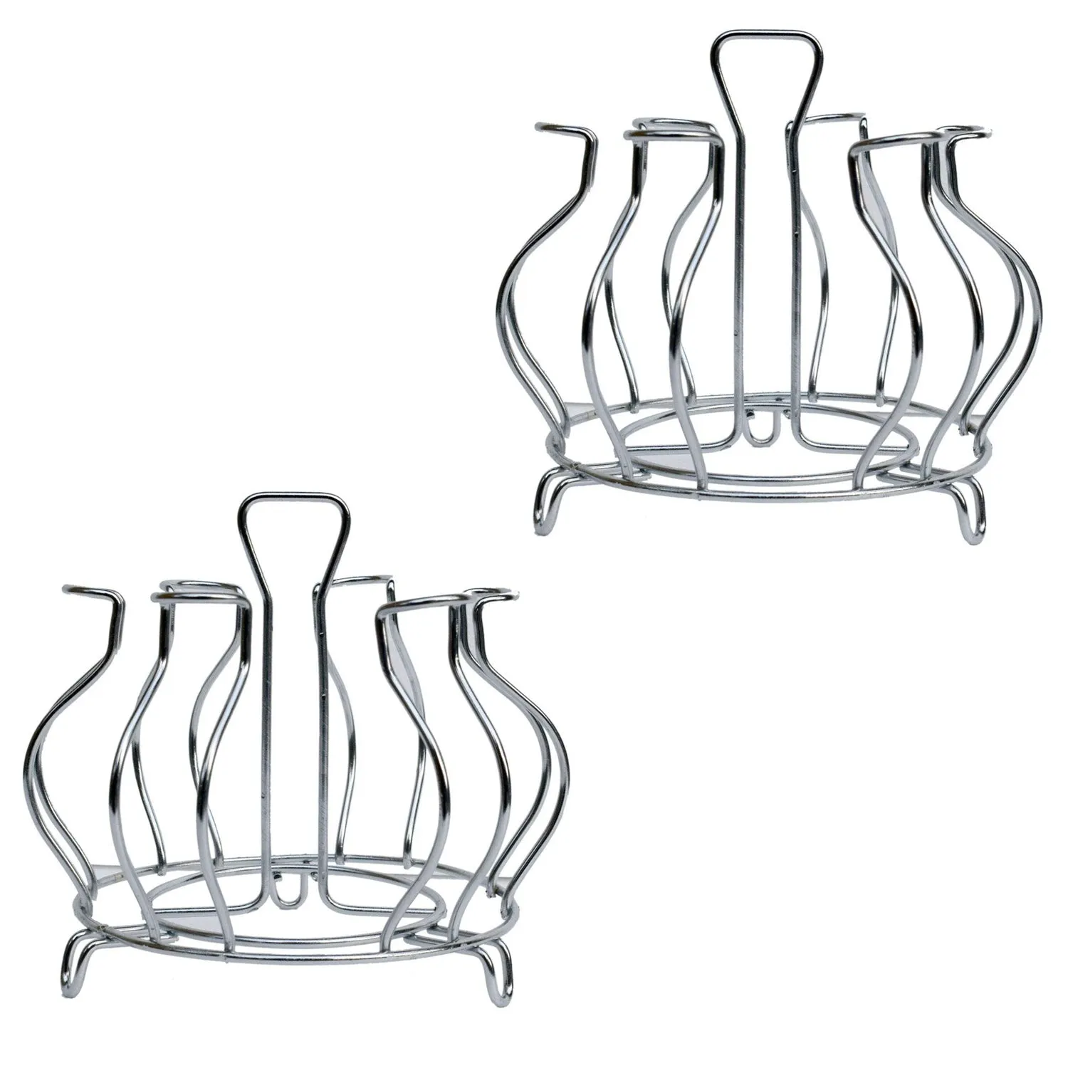 Stainless Steel Glass Holder Glass Hanging Organizer for Kitchen Bars Pubs (MOQ :- 2 Pc)