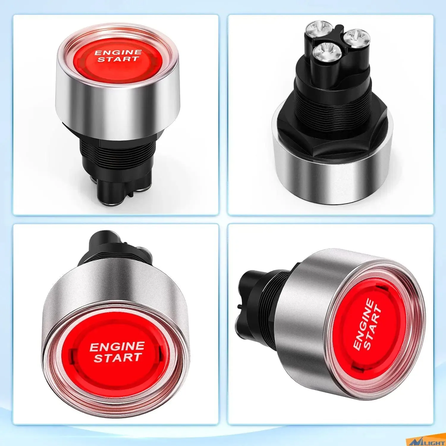 Start Engine Button Switch Red