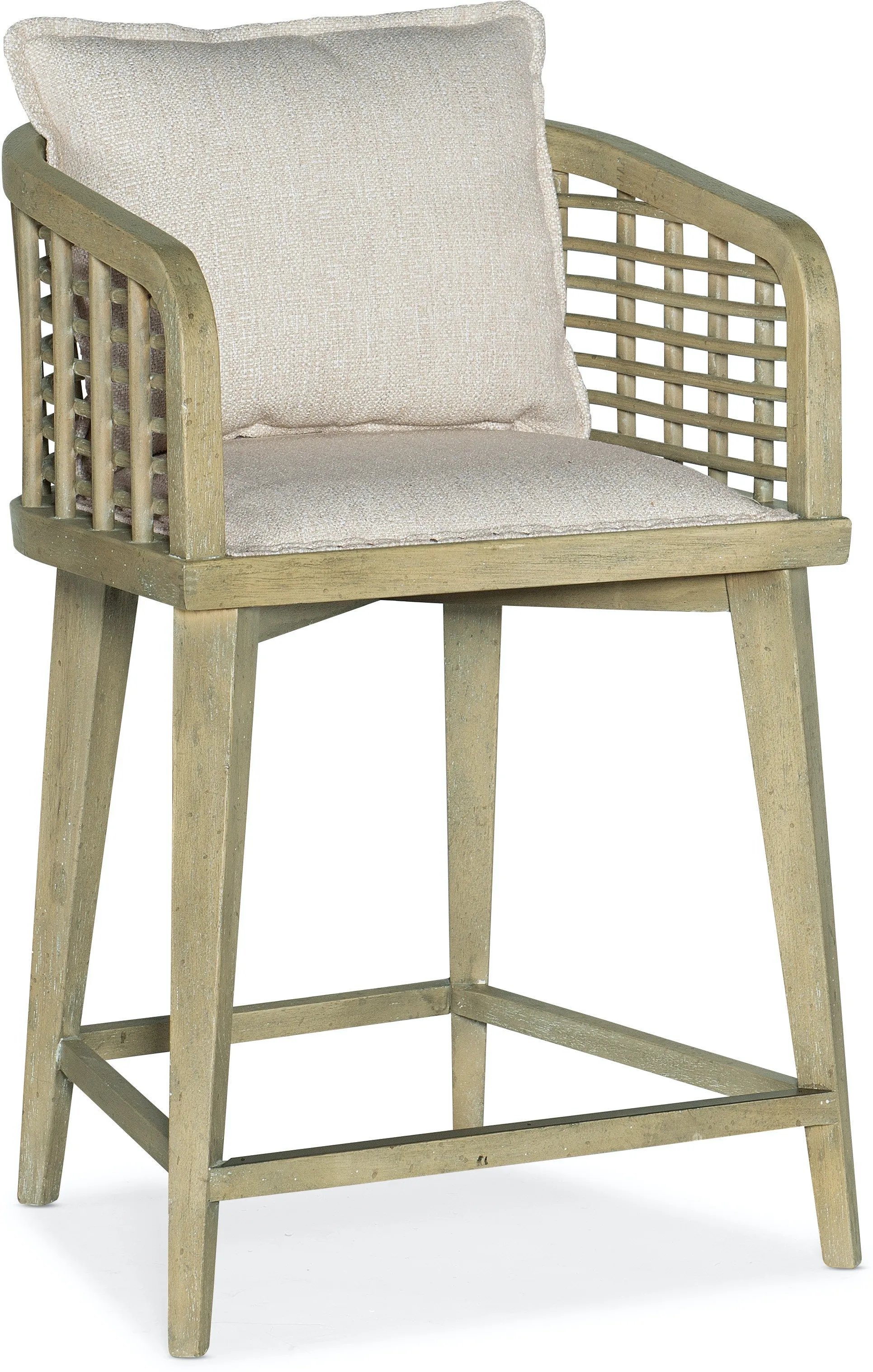 Surfrider Barrel Back Counter Stool