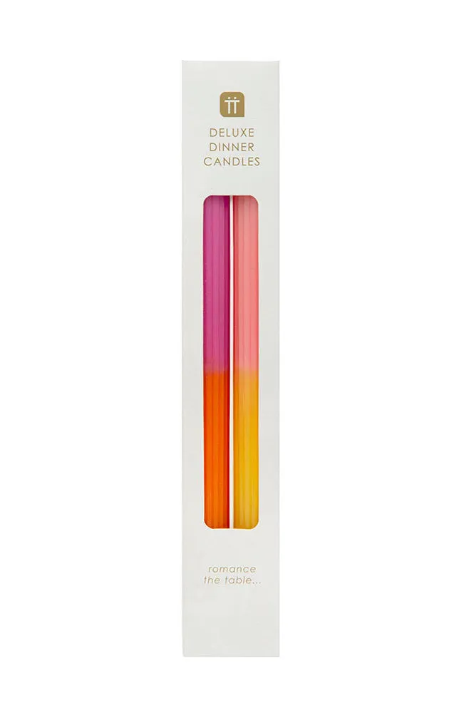 Talking Tables 2 Tone Pink Dinner Candles