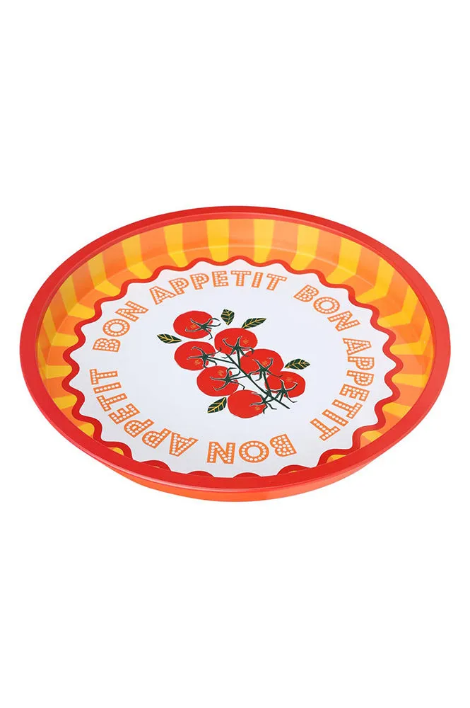 Talking Tables Bon Appetit Tomato Tin Tray