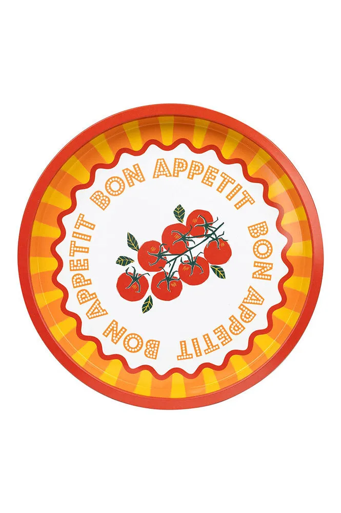 Talking Tables Bon Appetit Tomato Tin Tray