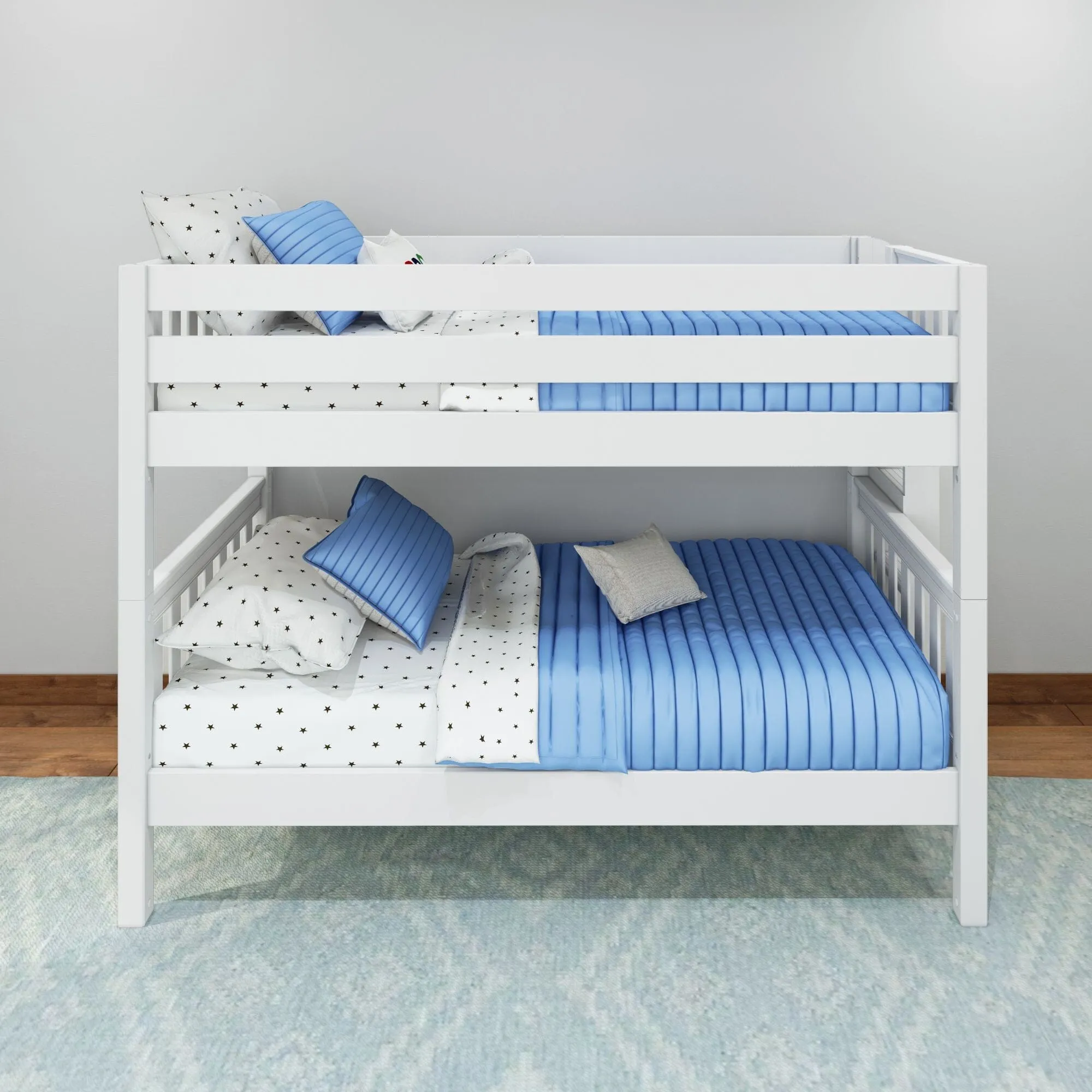 Twin Bunk Bed with Ladder on End