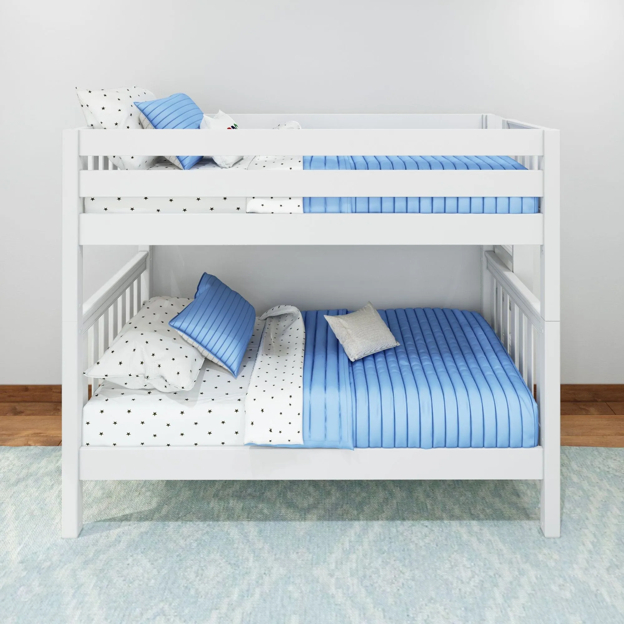 Twin Bunk Bed with Ladder on End