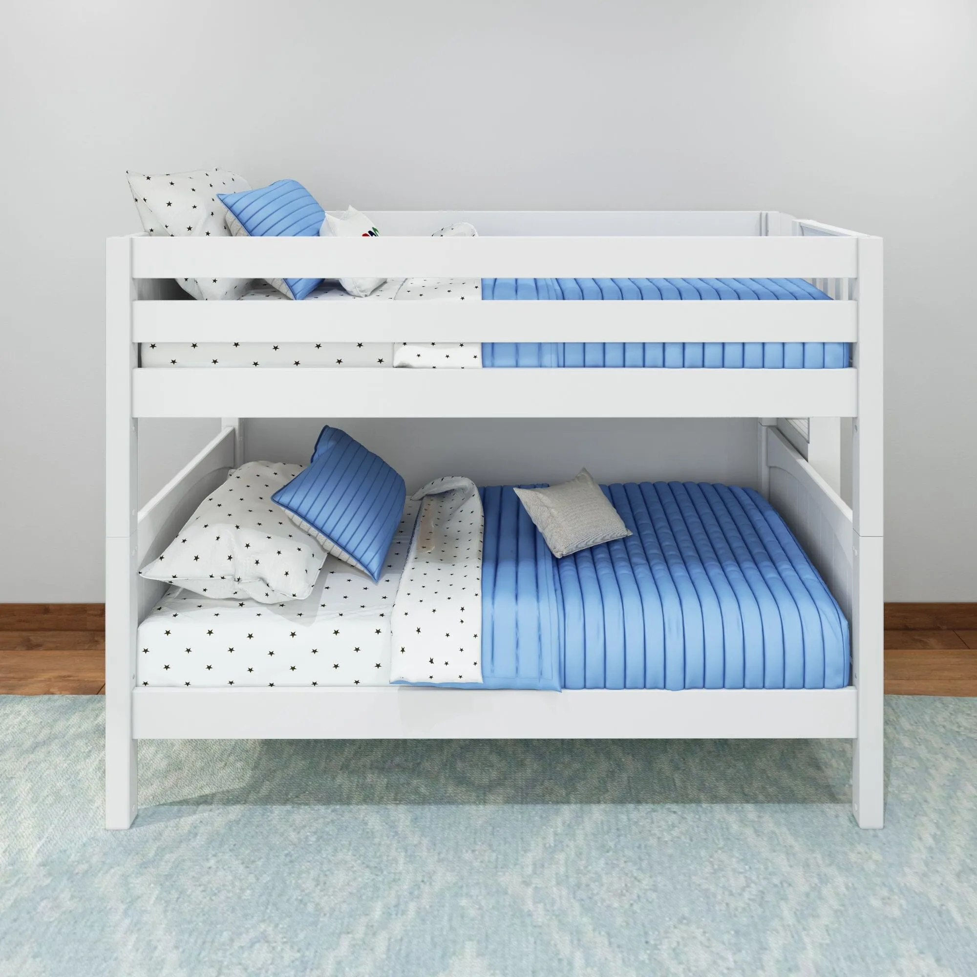 Twin Bunk Bed with Ladder on End