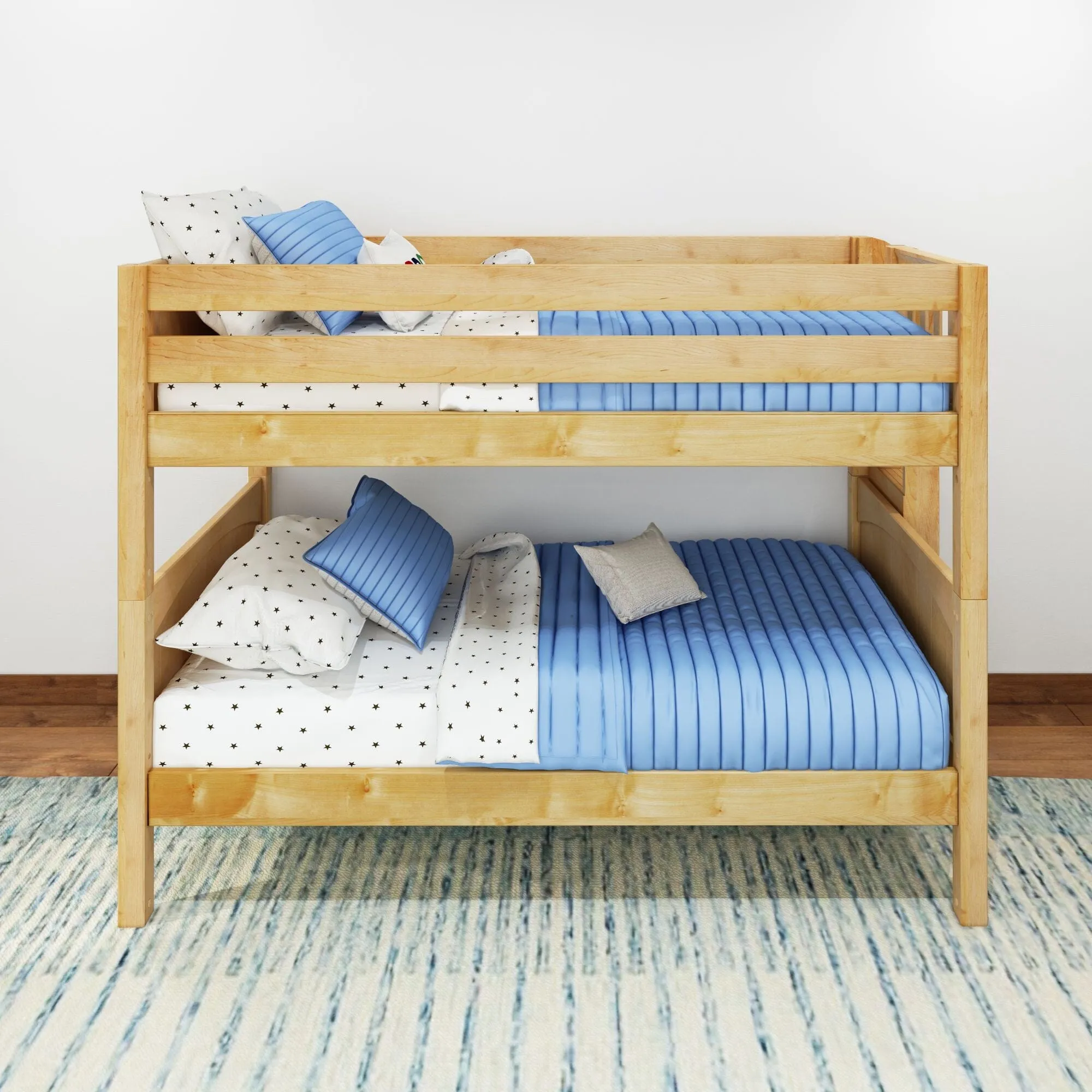 Twin Bunk Bed with Ladder on End