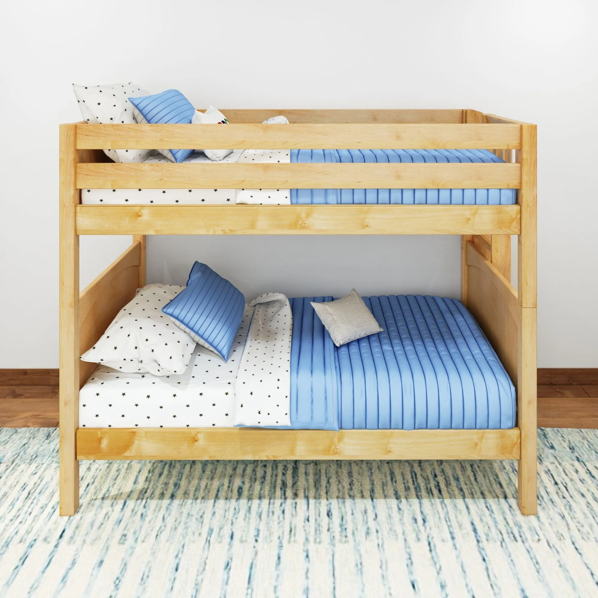 Twin Bunk Bed with Ladder on End