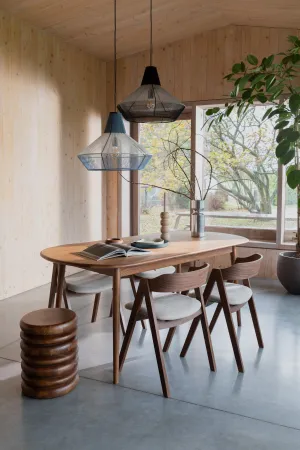 Twist Oval Extendable Dining Table
