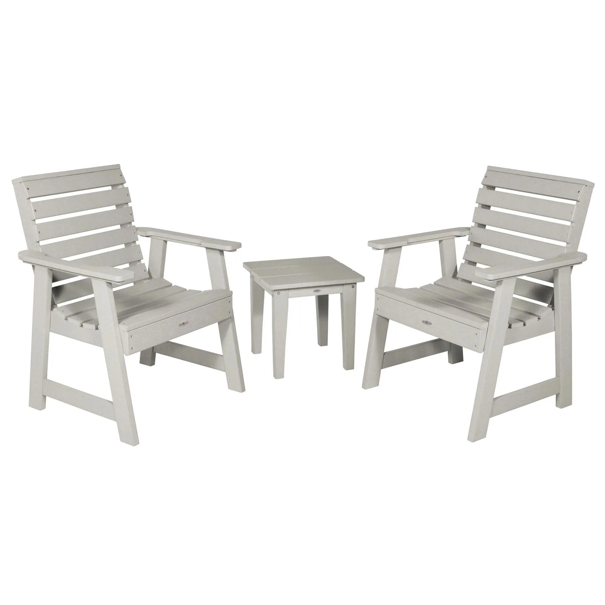 Two Riverside Garden Chairs and Side Table Set