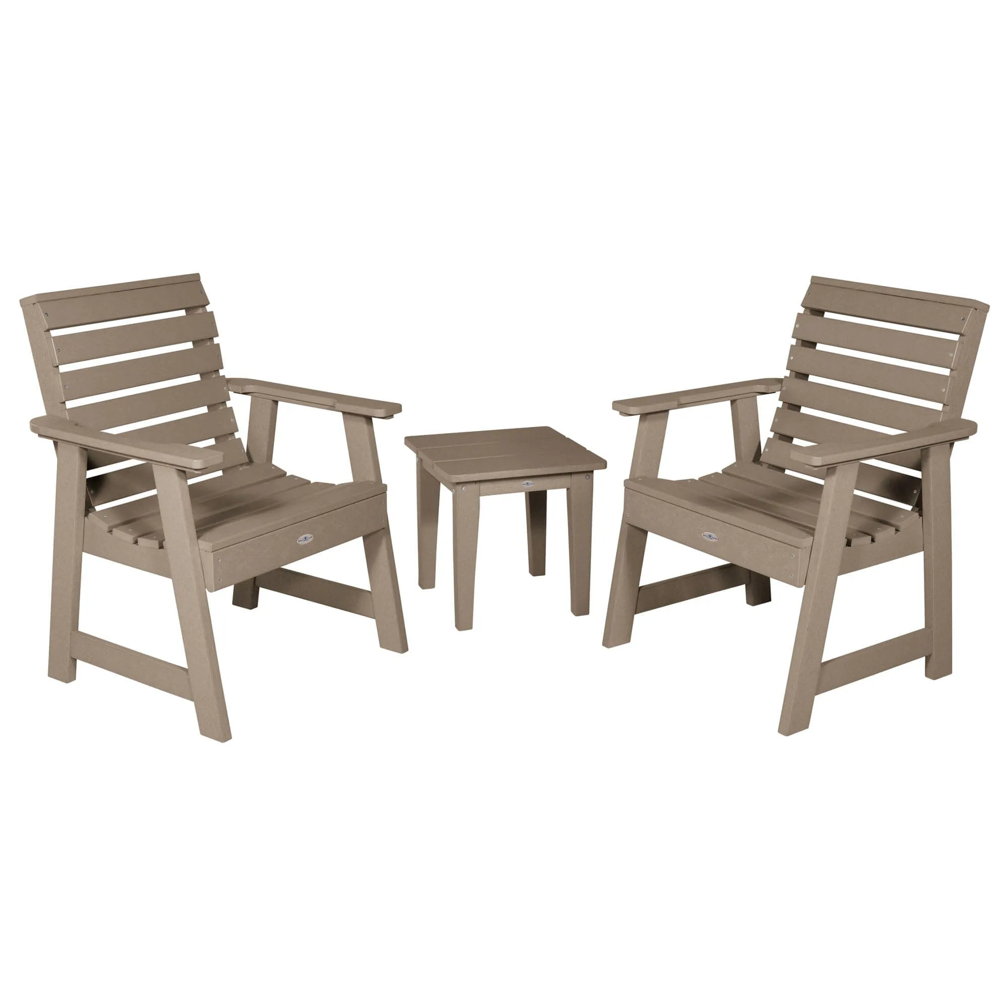 Two Riverside Garden Chairs and Side Table Set