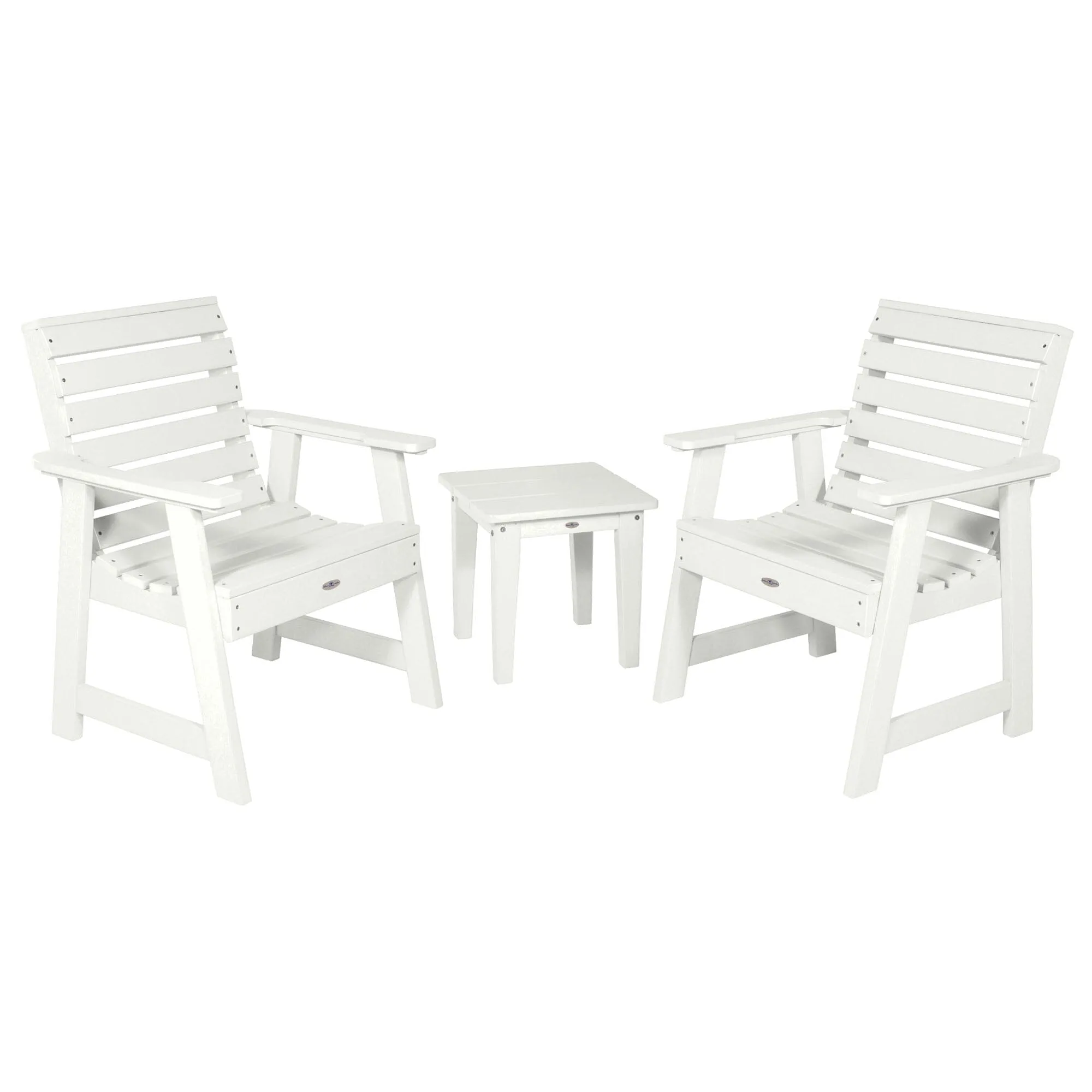 Two Riverside Garden Chairs and Side Table Set
