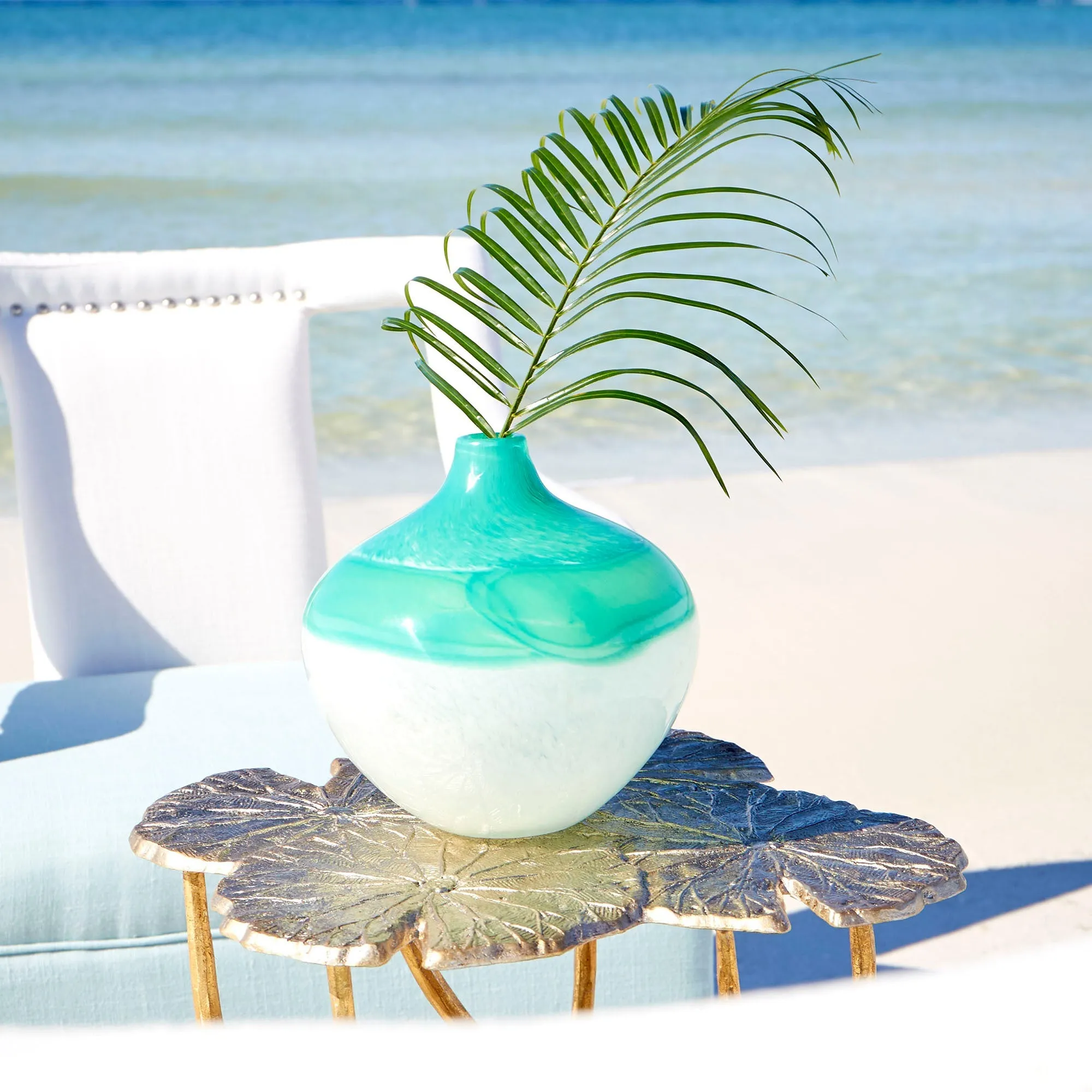 Ulla Table|Silver& Gold by Cyan