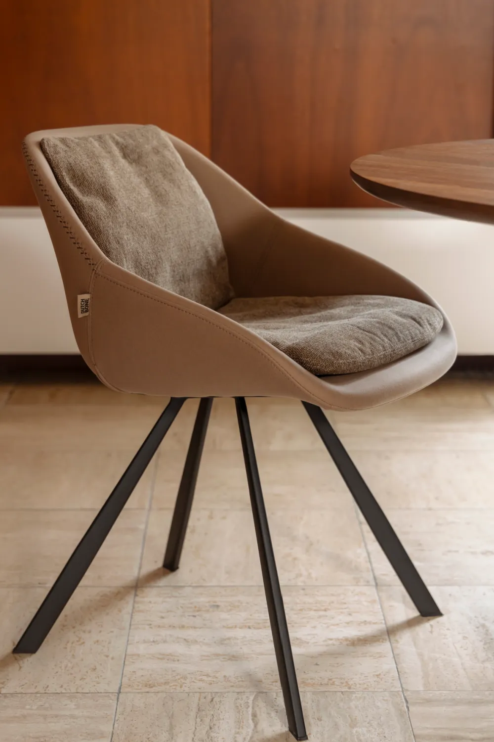 Upholstered Shell Dining Chairs (2) | Dutchbone Wakefield