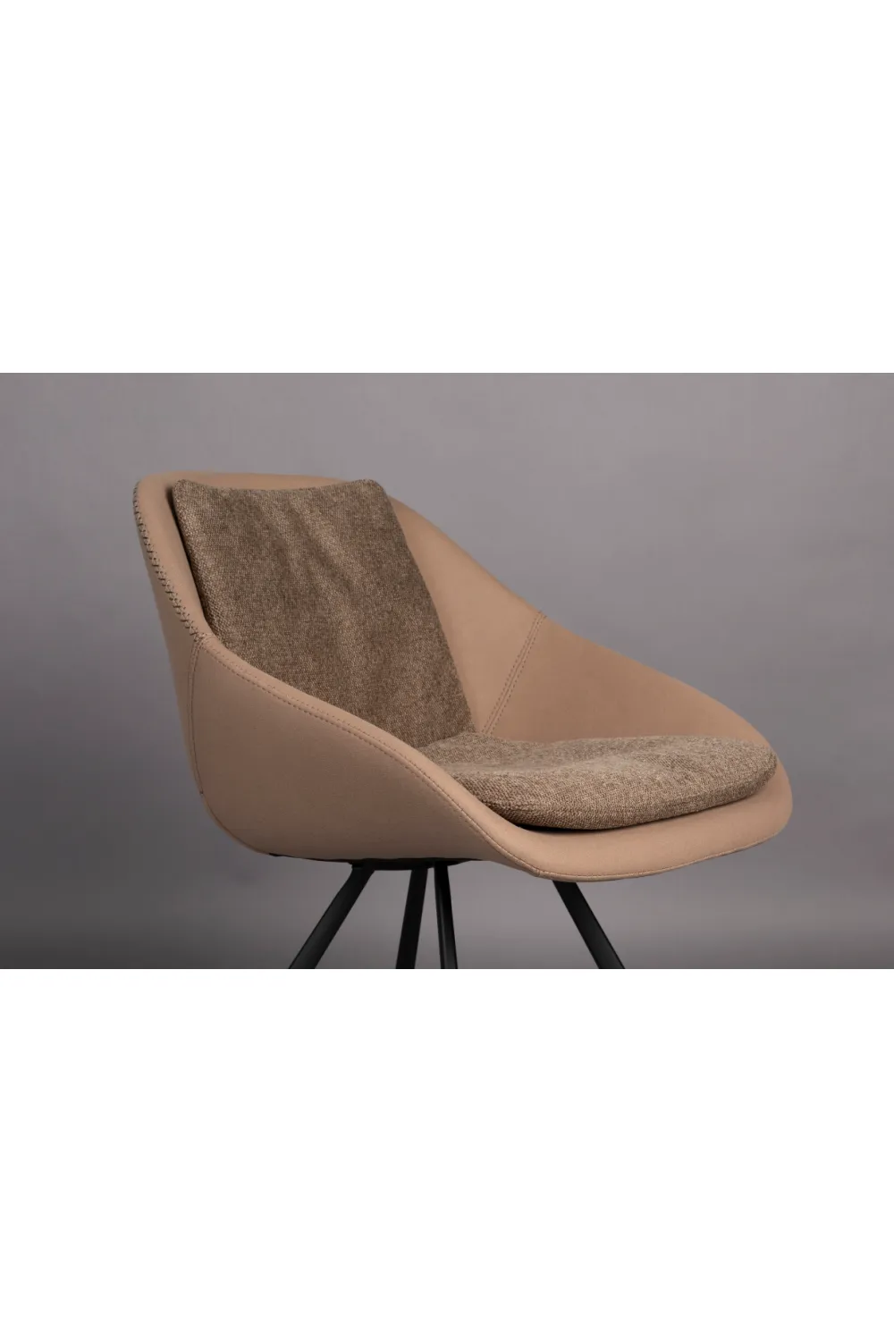 Upholstered Shell Dining Chairs (2) | Dutchbone Wakefield