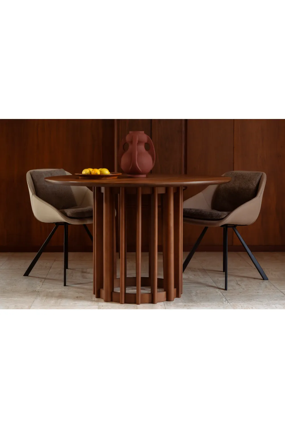 Upholstered Shell Dining Chairs (2) | Dutchbone Wakefield