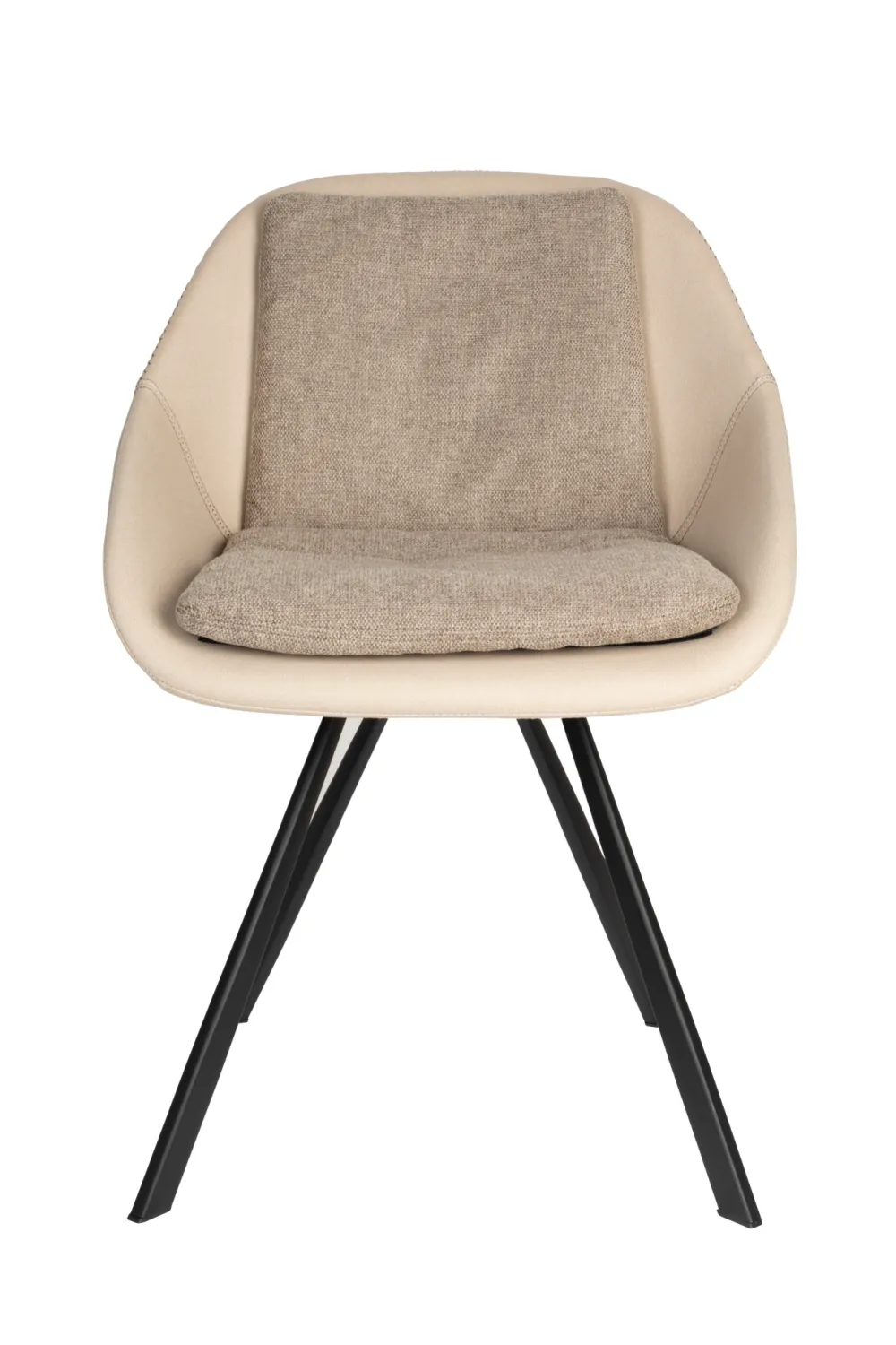Upholstered Shell Dining Chairs (2) | Dutchbone Wakefield
