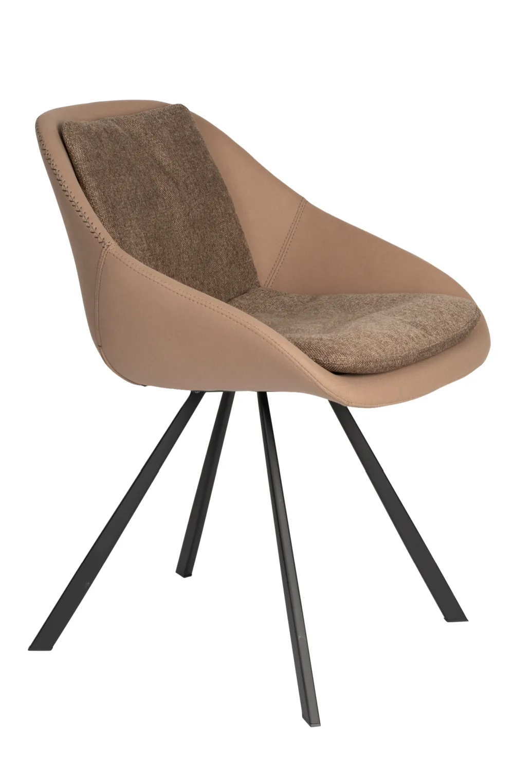 Upholstered Shell Dining Chairs (2) | Dutchbone Wakefield