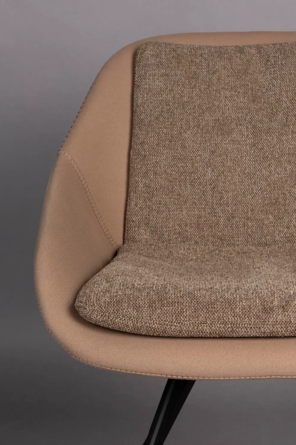 Upholstered Shell Dining Chairs (2) | Dutchbone Wakefield