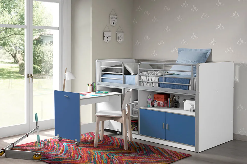 Vipack - Bonny Mid Sleeper Front Ladder - Colour Options Available