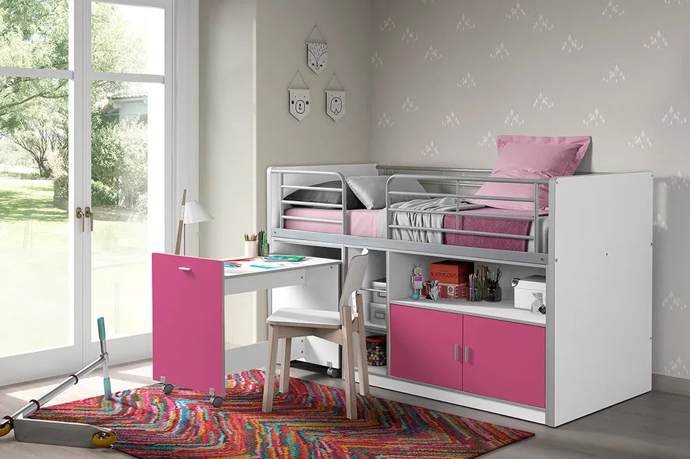 Vipack - Bonny Mid Sleeper Front Ladder - Colour Options Available