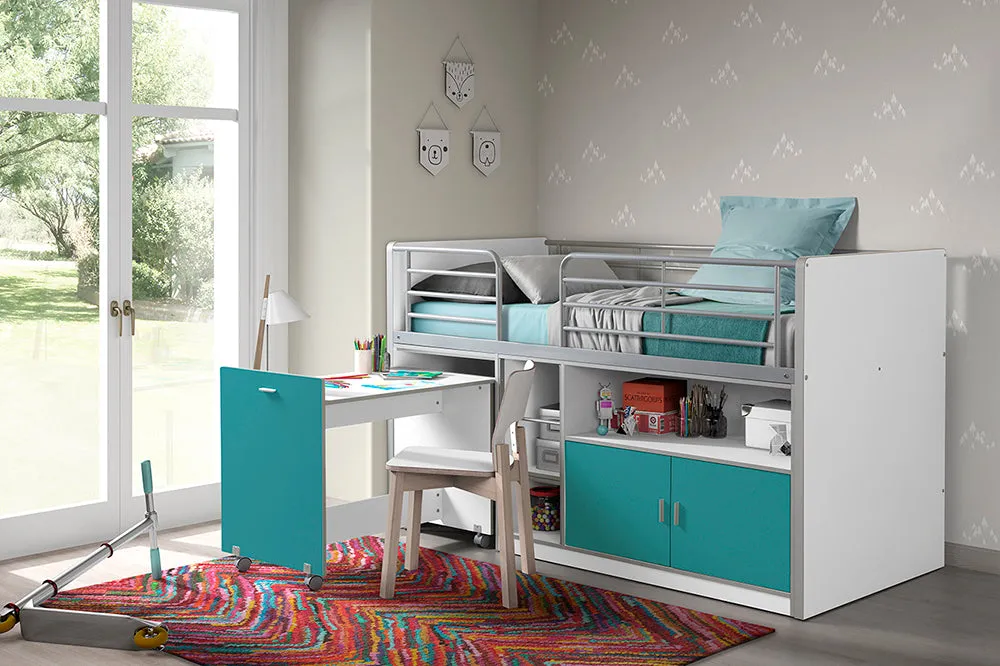 Vipack - Bonny Mid Sleeper Front Ladder - Colour Options Available