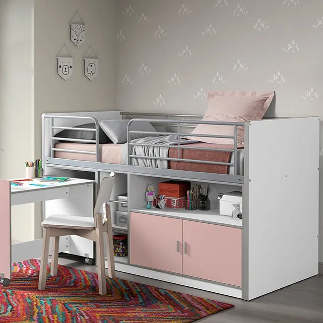Vipack - Bonny Mid Sleeper Front Ladder - Colour Options Available