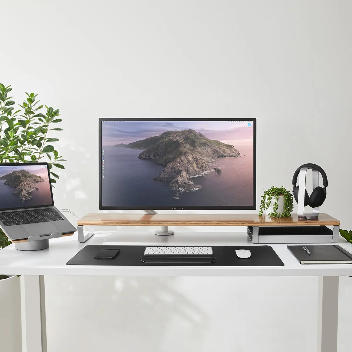 Workspace Essentials Bundle with Laptop Stand